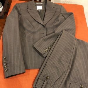 Brown Pinstripe Suit